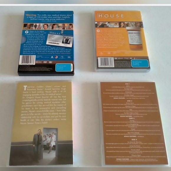 House MD Complete Seasons 1, 2, 3, & 4 , 1-4  DVD - Picture 2 of 6